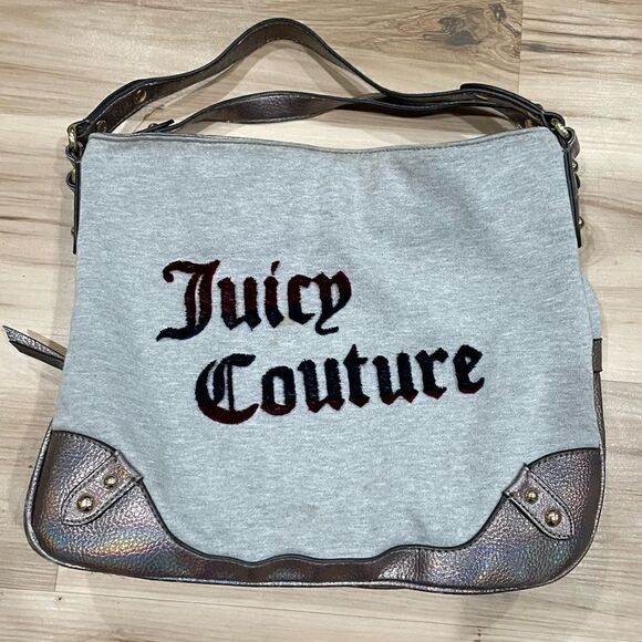 Juicy Couture Grey Shoulder Bag - Picture 1 of 2